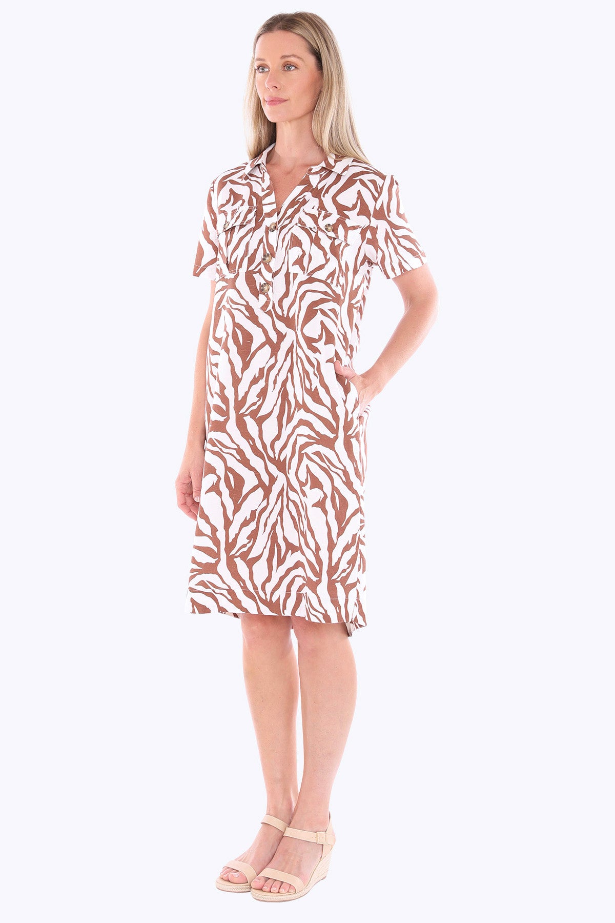 Jump Zebra Mono Dress