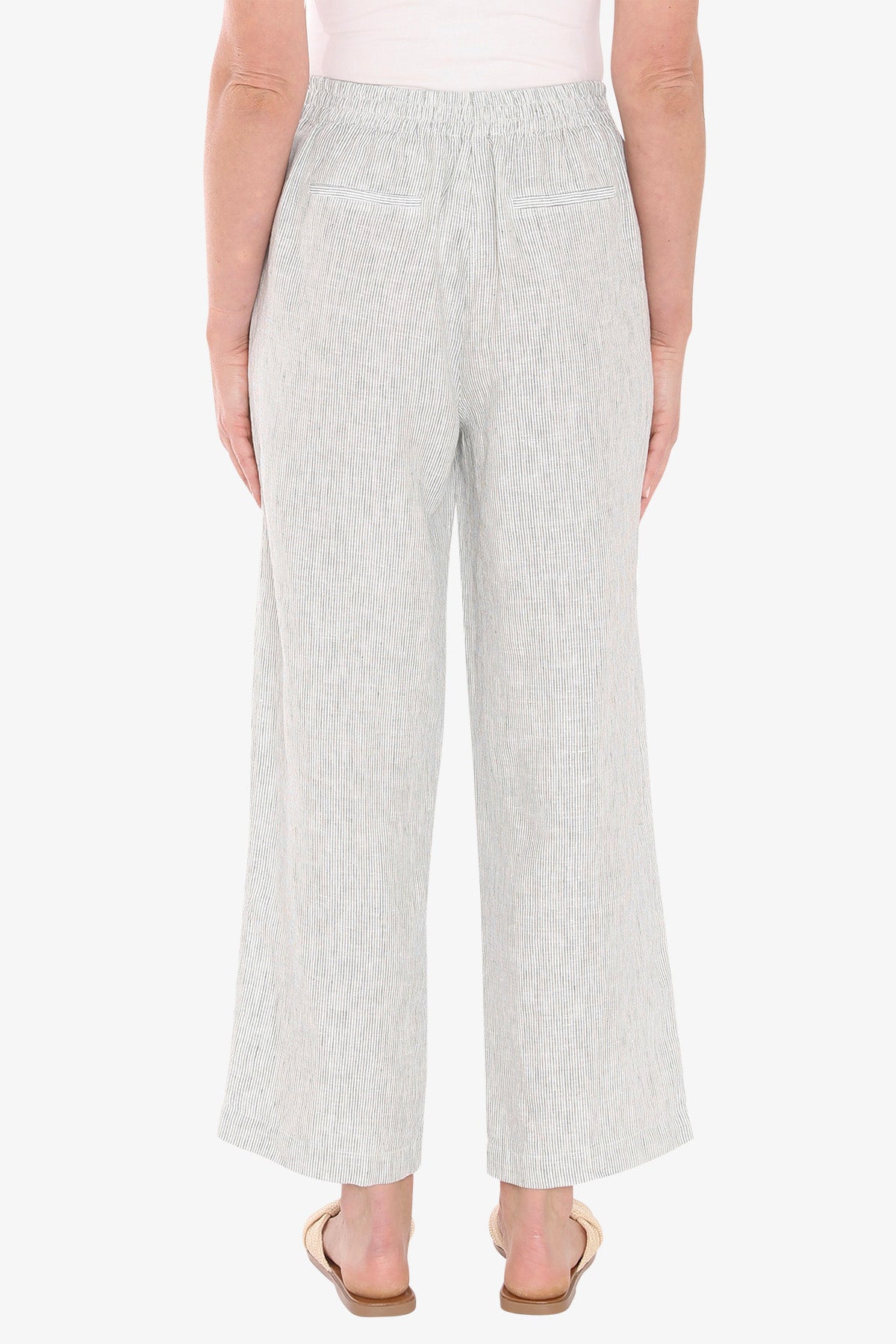 Jump 7/8 Core Pants - Basil/White