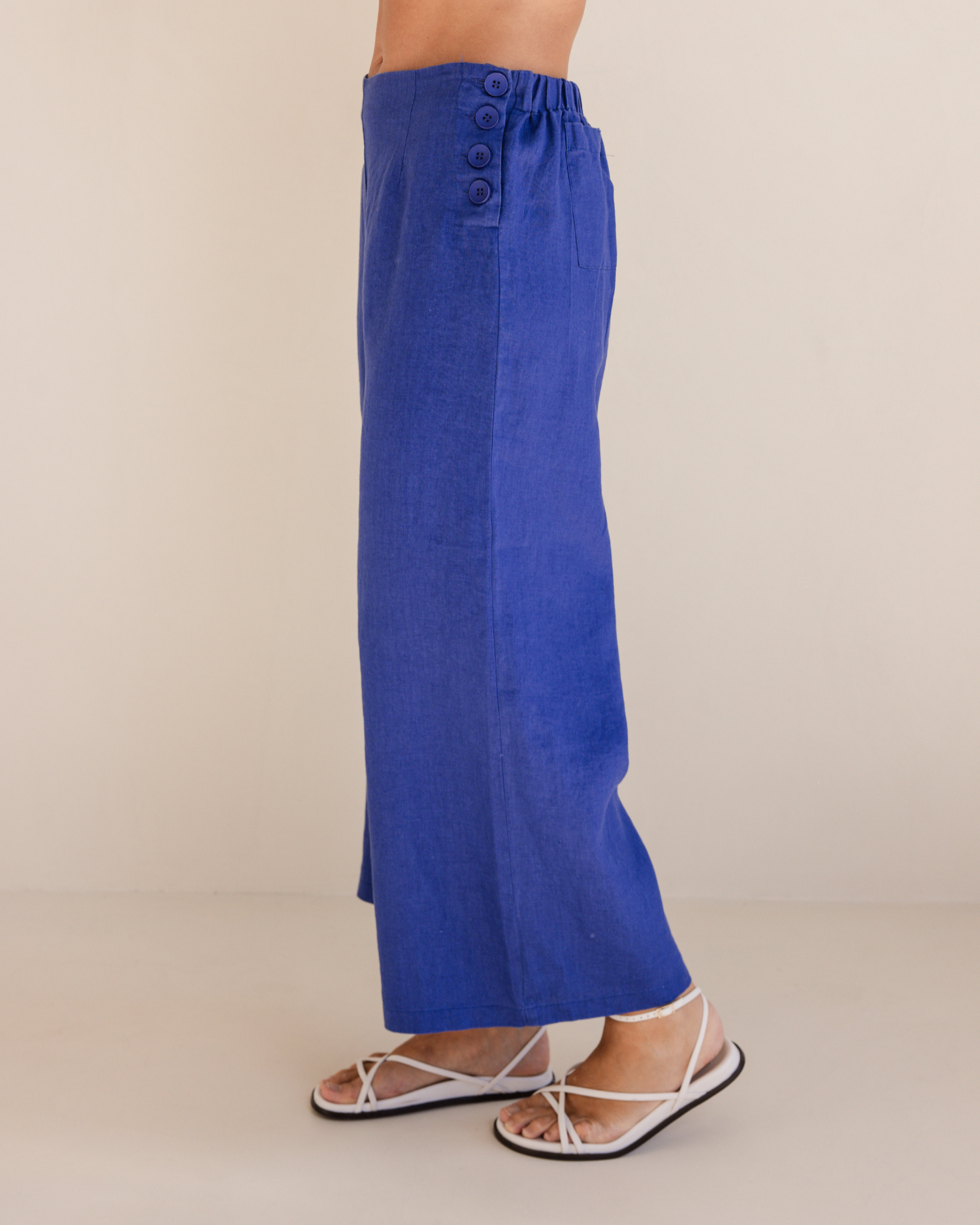 See Saw Palazzo Pant - Denim