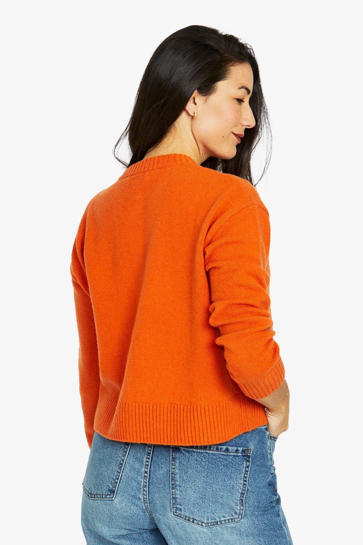 Jump Crew Cardigan - Sunset