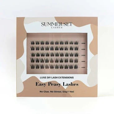 Summer Set Lashes - Easy Peasy Glueless DIY Lash Extensions