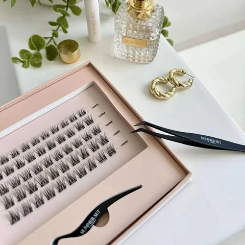 Summer Set Lashes - Easy Peasy Glueless DIY Lash Extensions