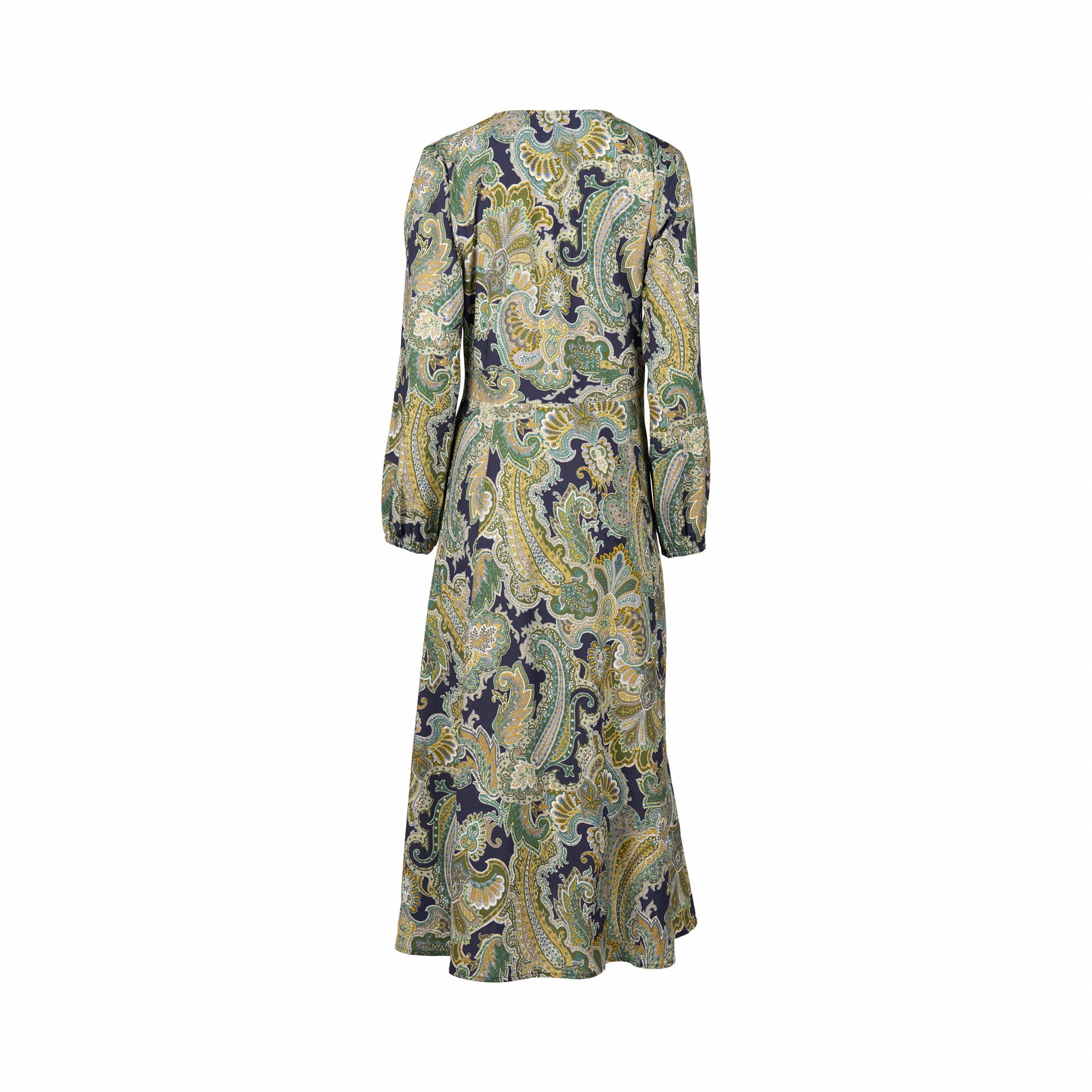 Vassalli Paisley Print V-Neck Midi Dress - Liberty