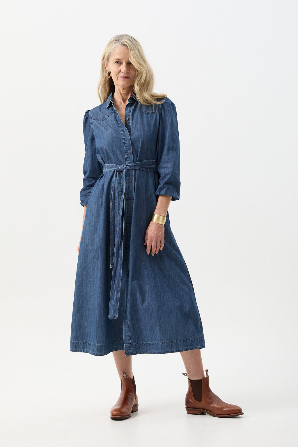 Goondiwindi Cotton Chambray Dress