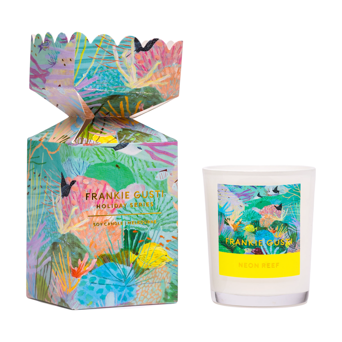 Frankie Gusti | Neon Reef | Janey Forbes | Holiday Series Ornament