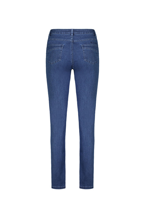 Vassalli Slim Leg Full Length Jean - Blue Denim