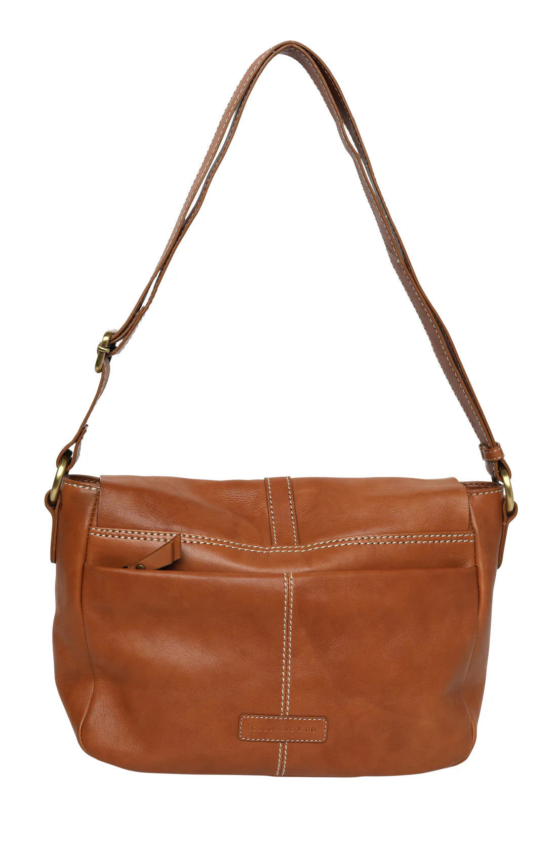 Cosgrove & Co Grace Saddle Bag - Tobacco