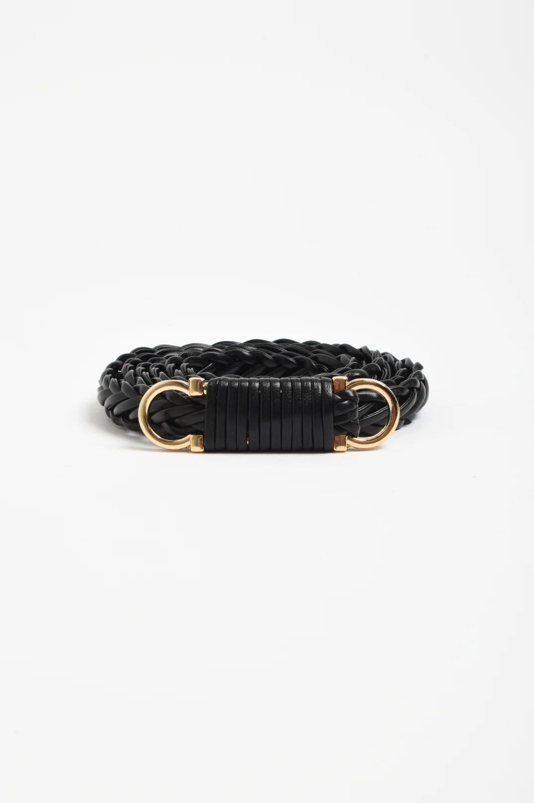 Adorne Plaited Thin Waist Belt