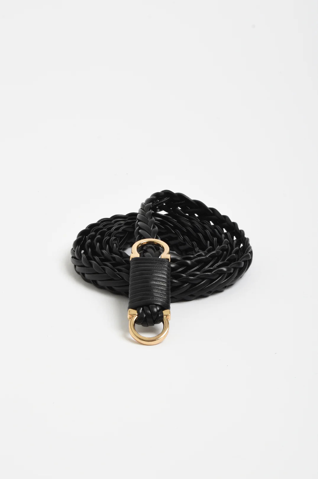 Adorne Plaited Thin Waist Belt