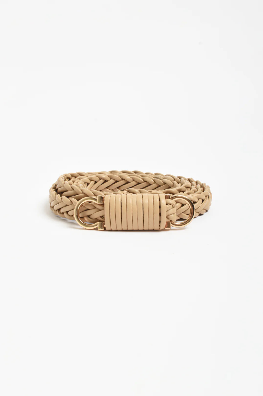Adorne Plaited Thin Waist Belt