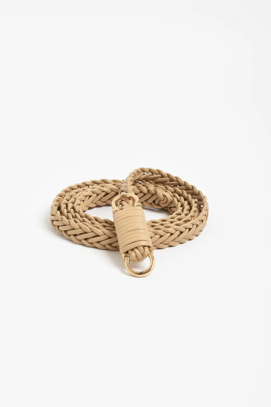 Adorne Plaited Thin Waist Belt