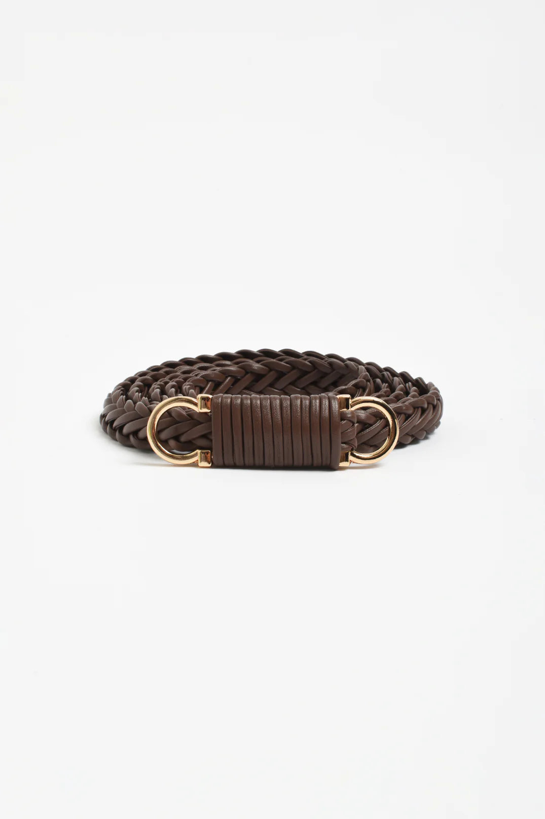 Adorne Plaited Thin Waist Belt
