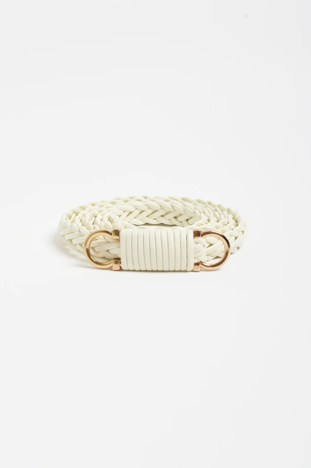 Adorne Plaited Thin Waist Belt