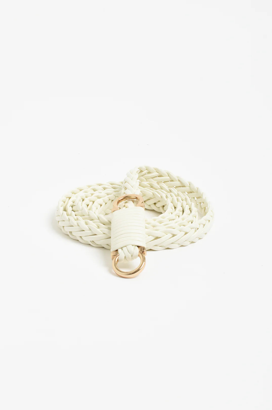 Adorne Plaited Thin Waist Belt