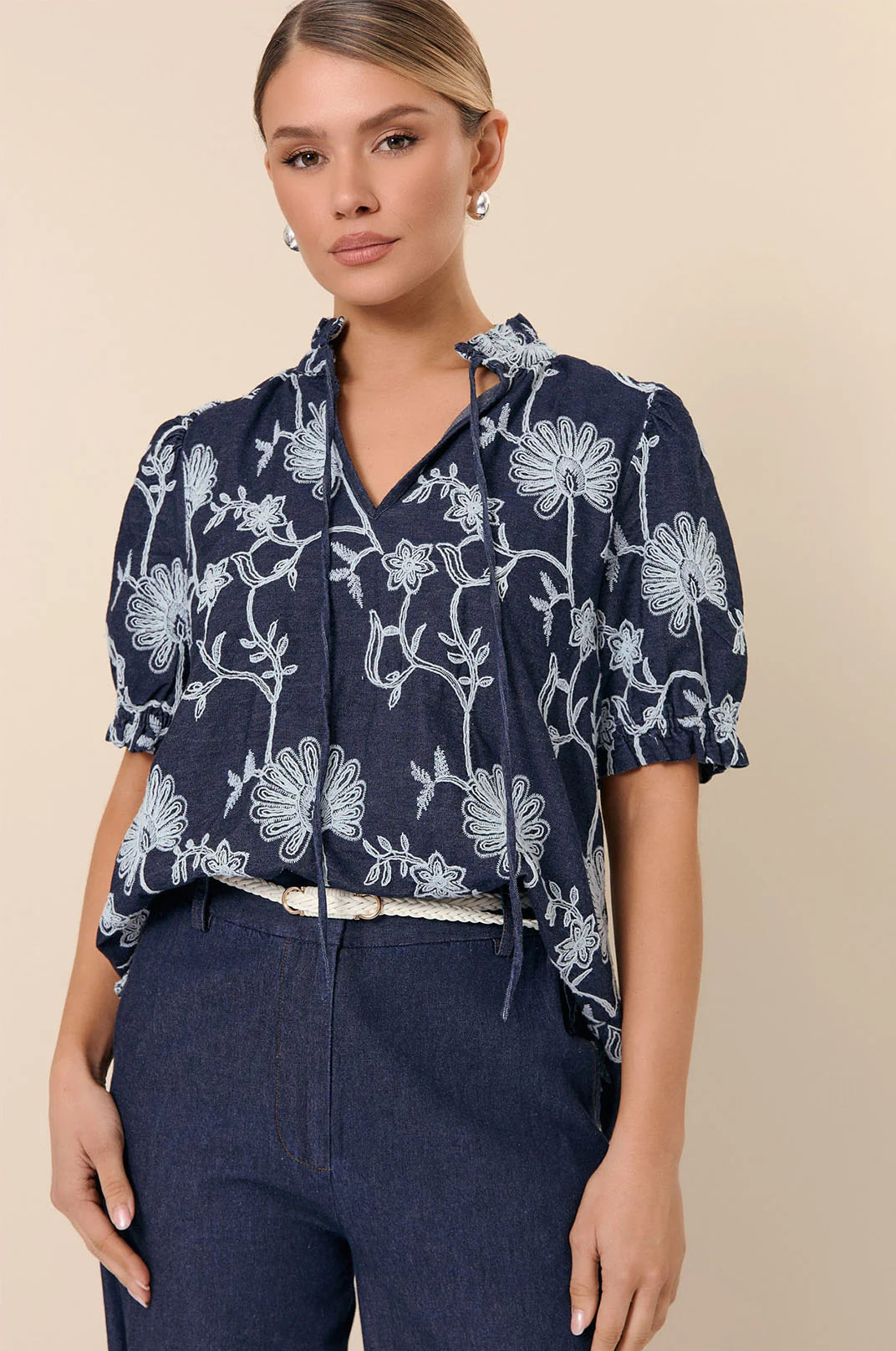 Adorne Plaited Thin Waist Belt