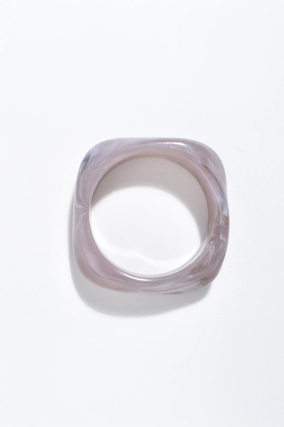 Adorne Resin Stacking Bangles - Grey