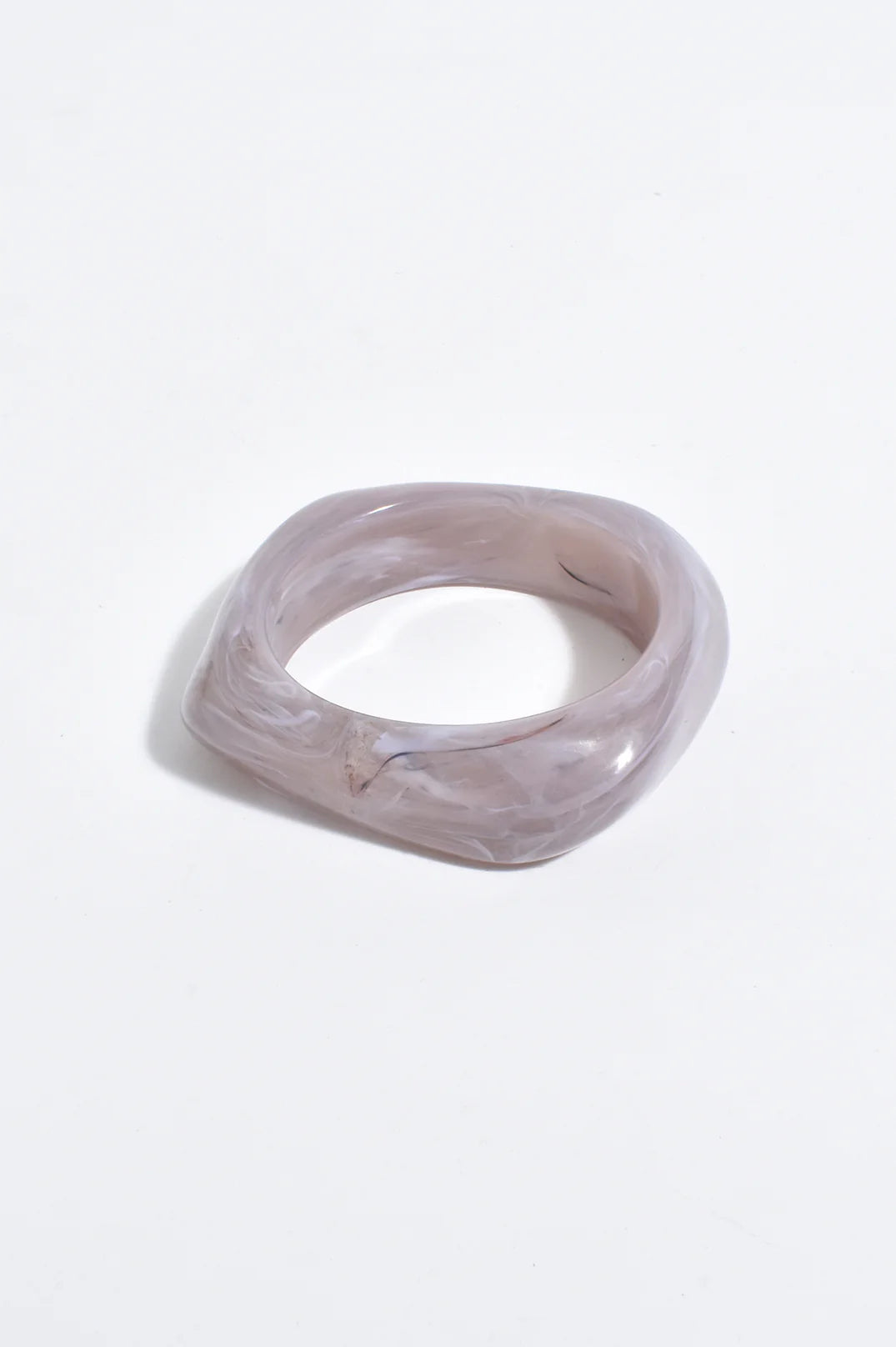 Adorne Resin Stacking Bangles - Grey