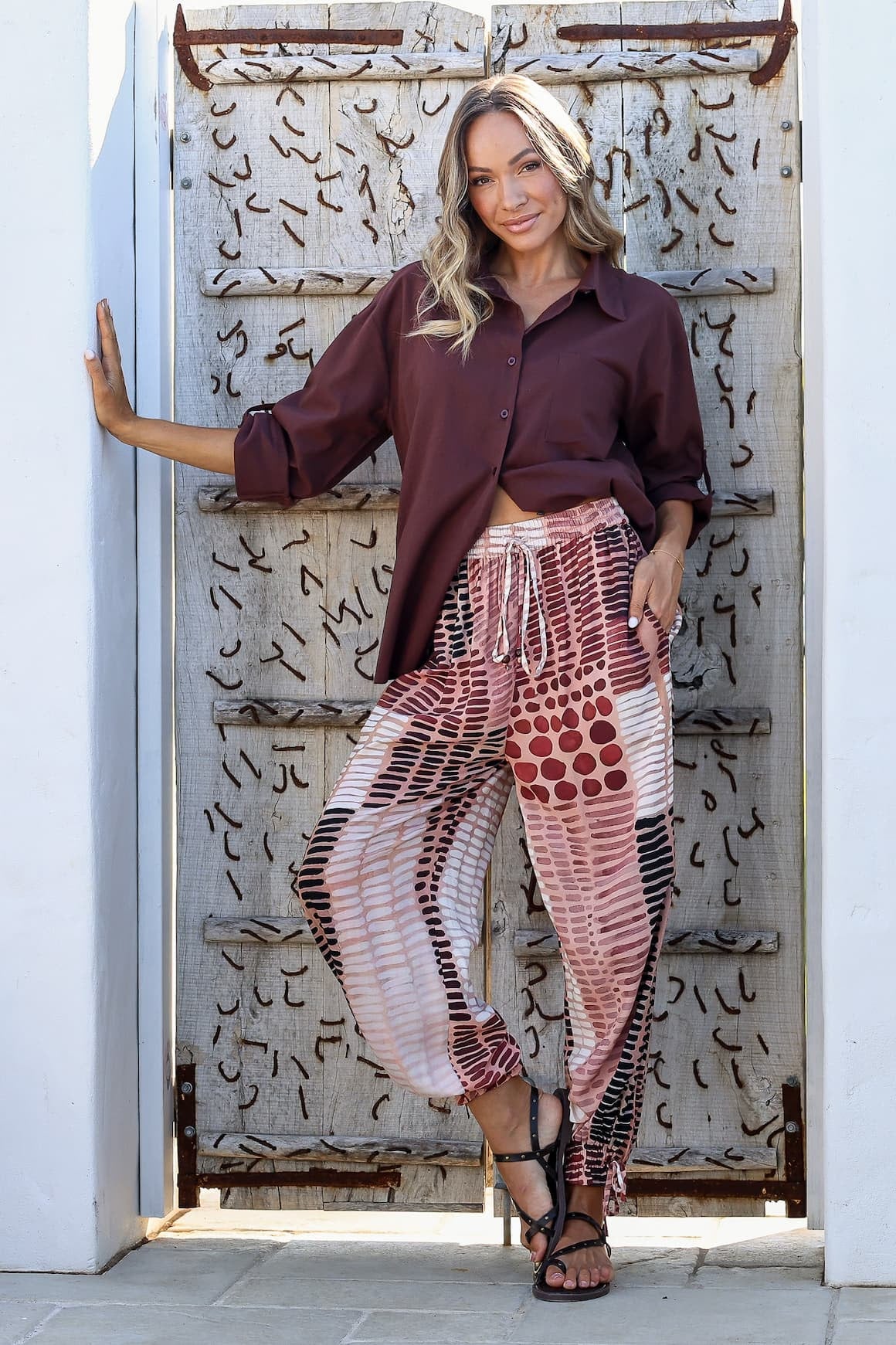 Joop & Gypsy Relaxed Print Pant