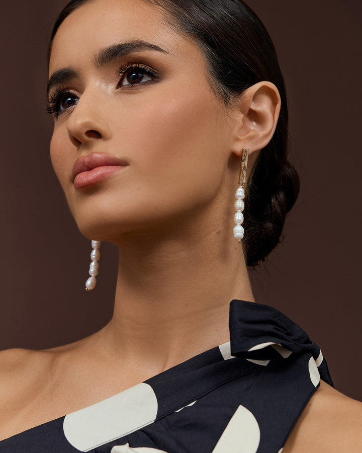 Adorne Freshwater Pearl Drop Event Earrings