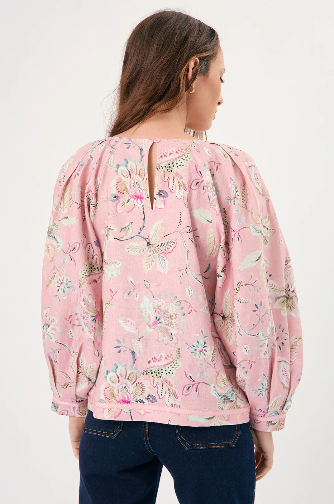 Adorne Asha Long Sleeve Printed Top