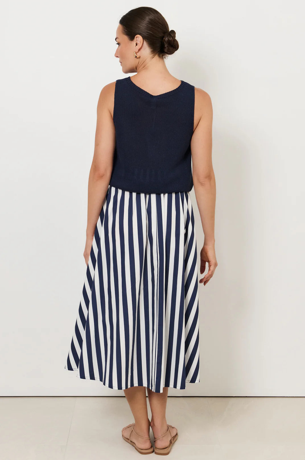 Adorne Elsie A-Line Midi Skirt
