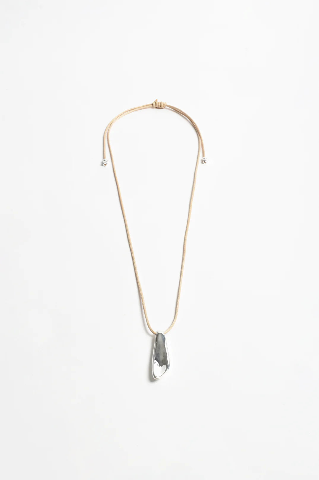 Adorne Metal Pod Drop Adjustable Cord Necklace