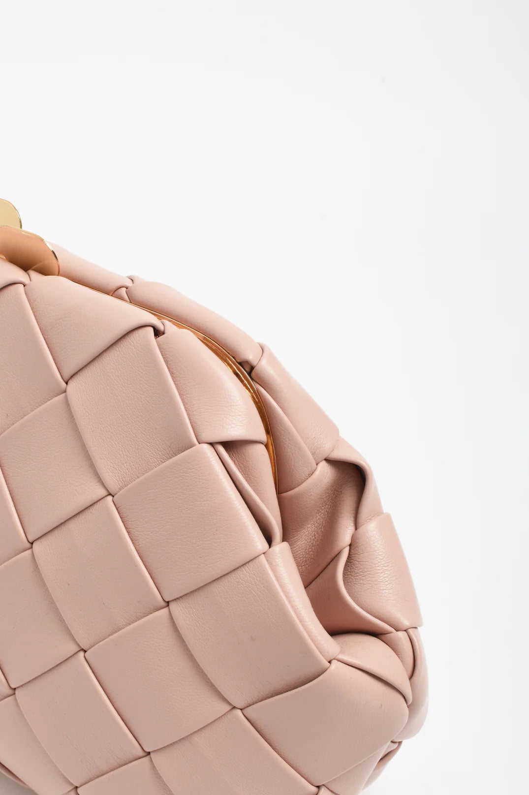Adorne Amelie Weave Clutch - Pink