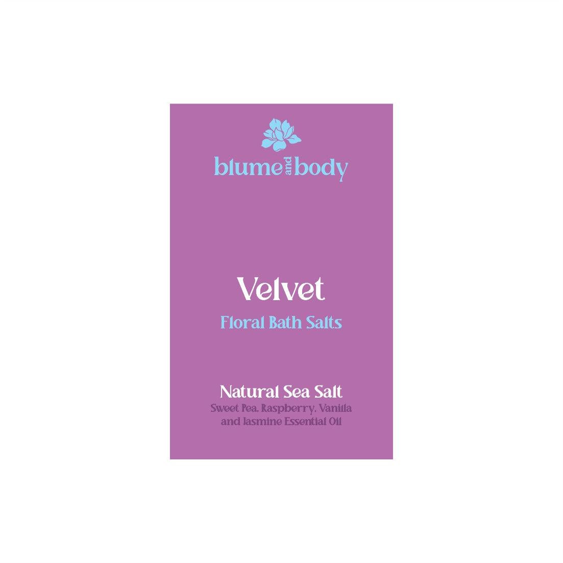 Blume & Body Floral Bath Salt - VELVET