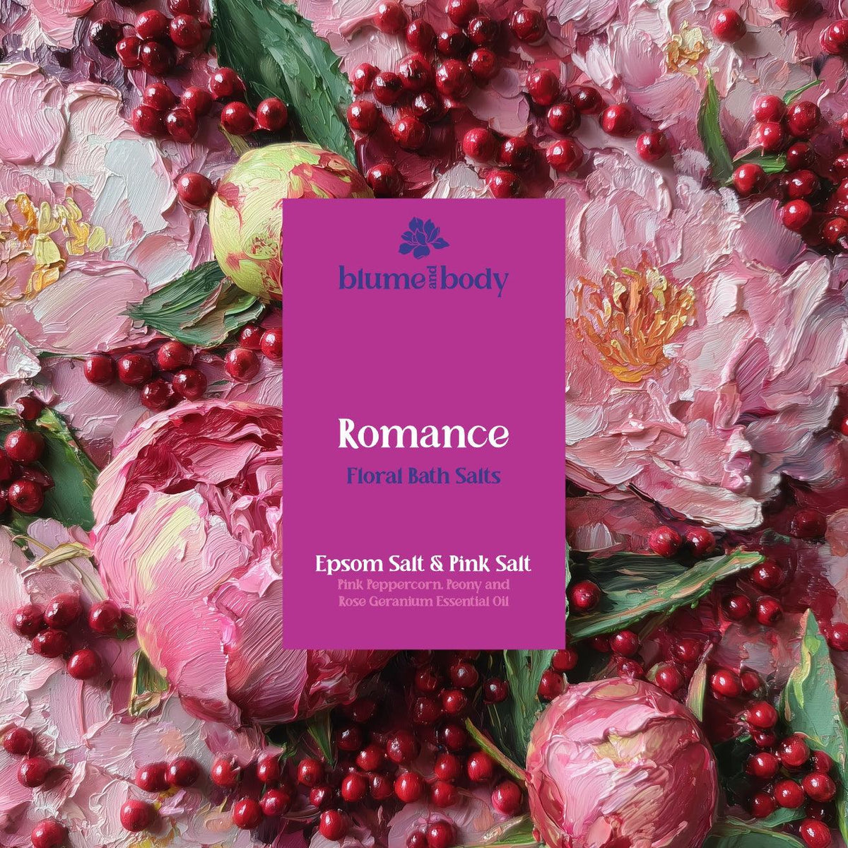Blume & Body Floral Bath Salt - ROMANCE