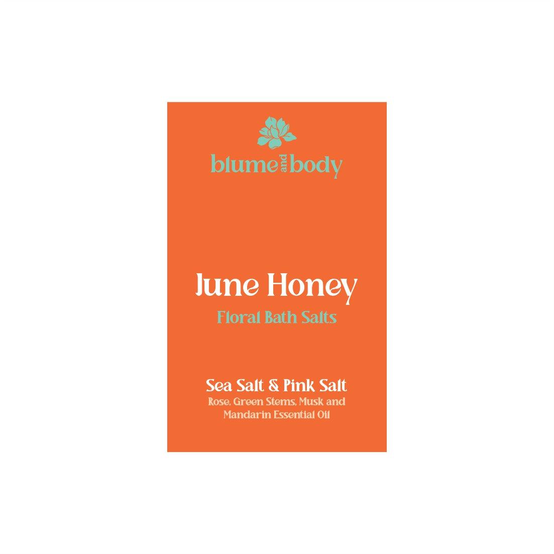 Blume & Body Floral Bath Salt - JUNE HONEY