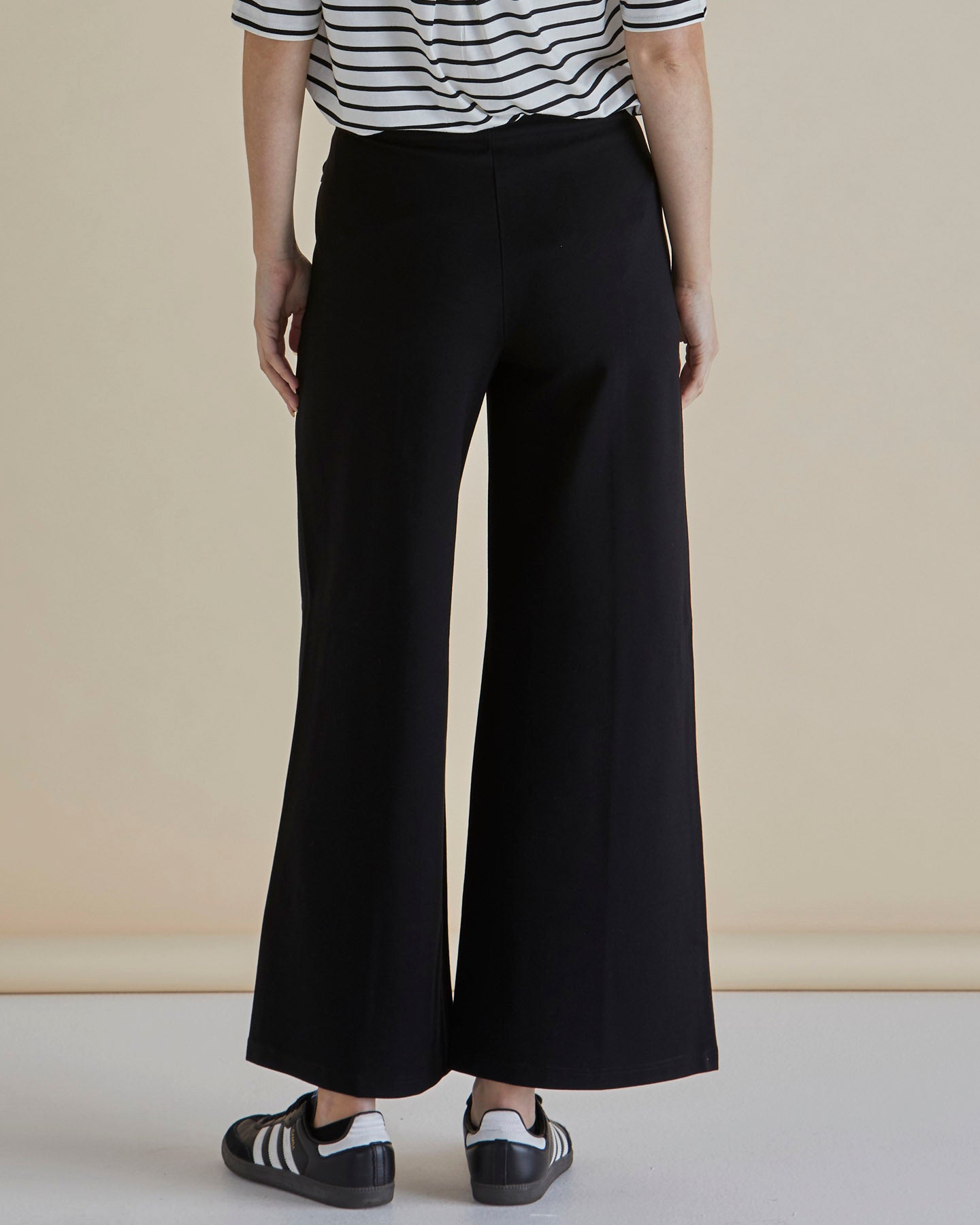 Betty Basics Elodie Wide Leg Ponte Pant - Black