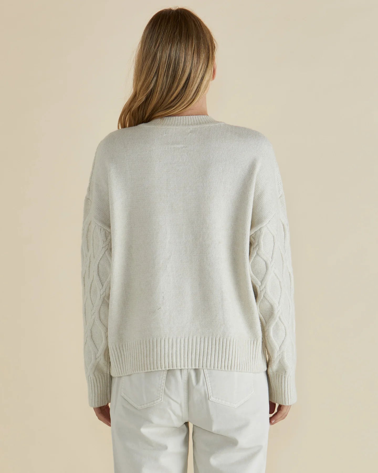 Betty Basics Celene Knit Cardigan - Cream