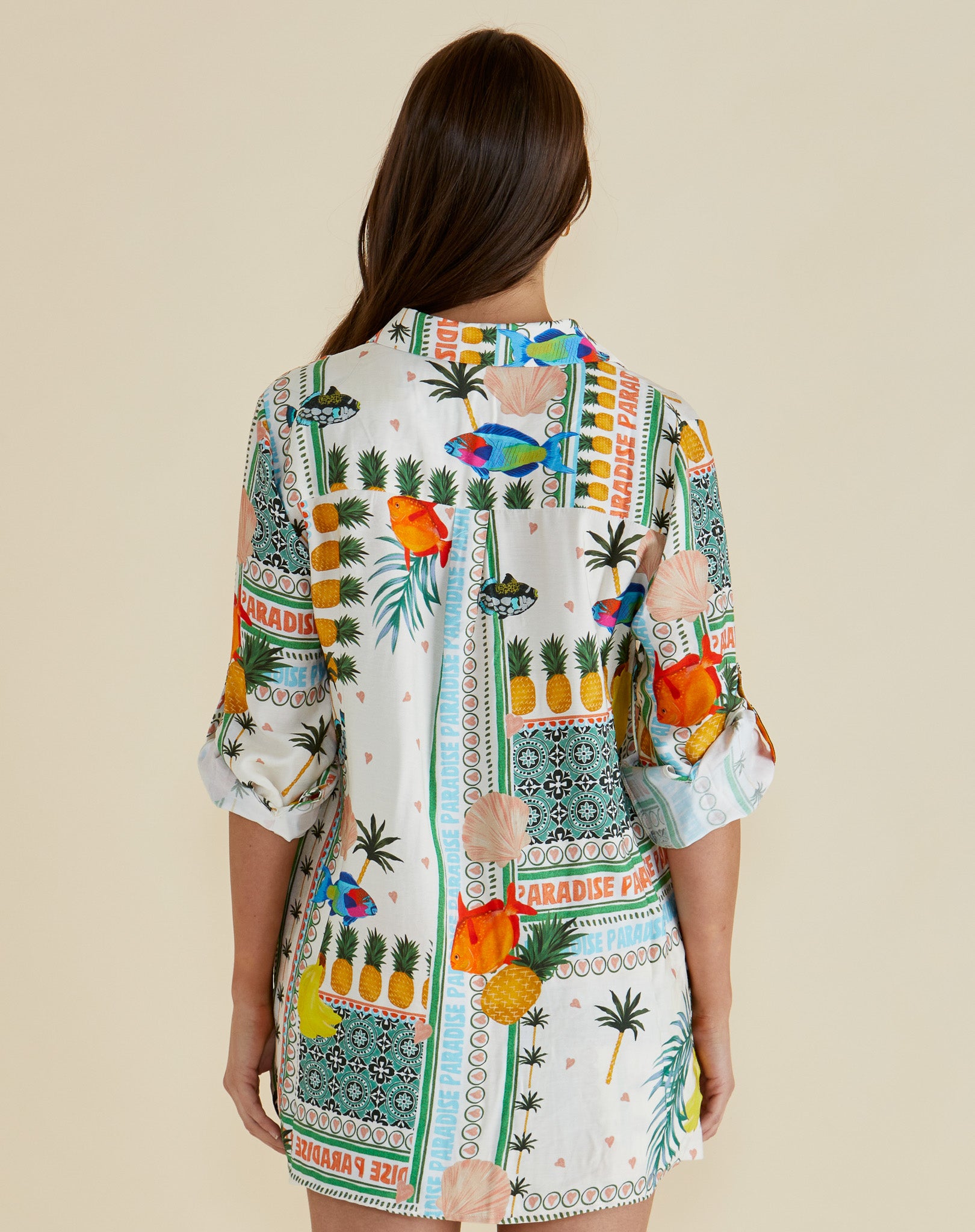 Betty Basics Mills Shirt - Paradise Print