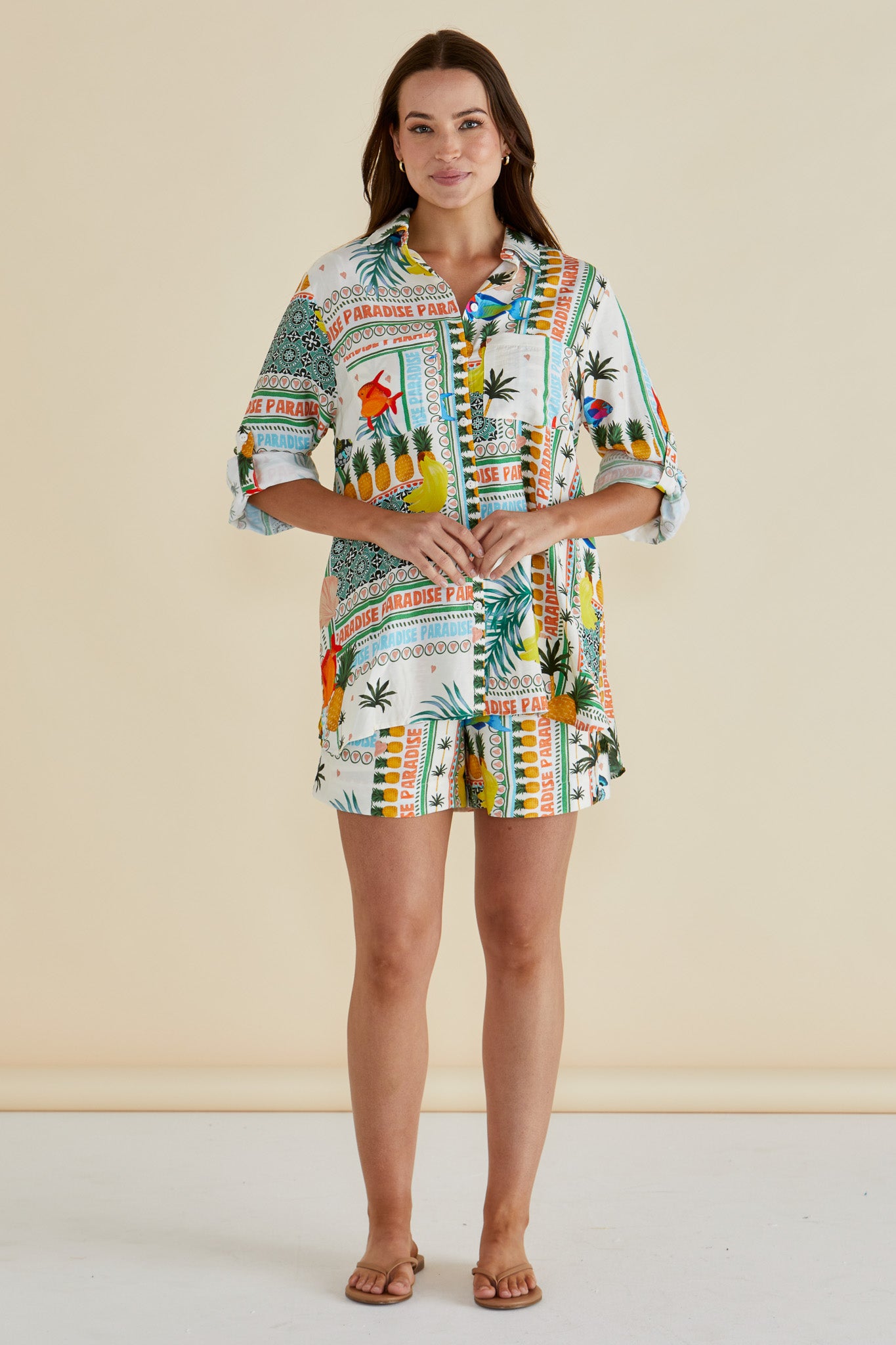Betty Basics Malta Short - Paradise Print