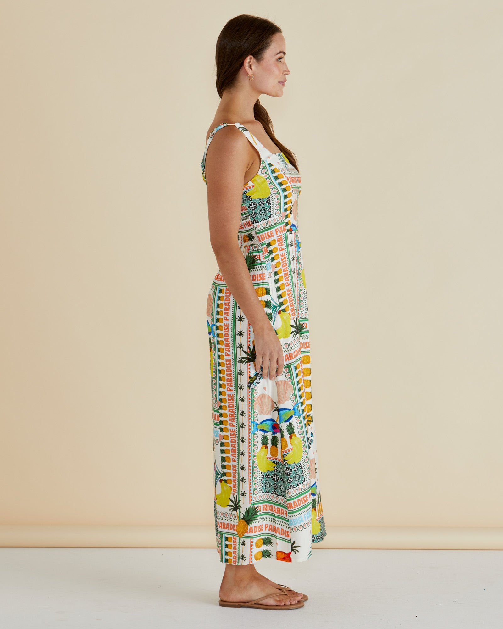 Betty Basics Tegan Midi Dress - Paradise Print