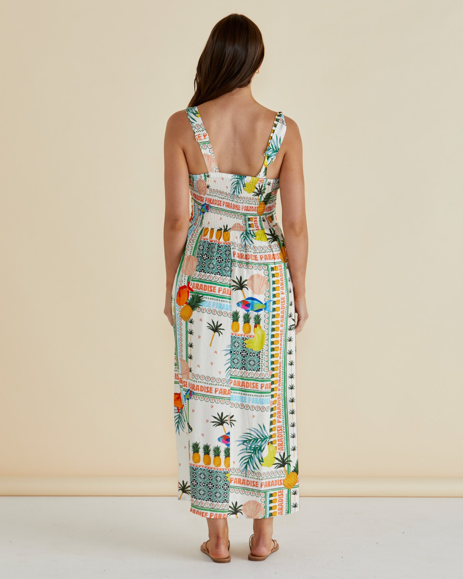 Betty Basics Tegan Midi Dress - Paradise Print