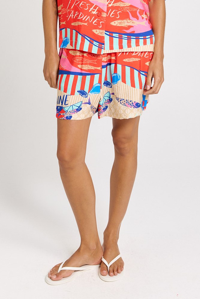 Betty Basics Copacabana Short - Mediterranean Print