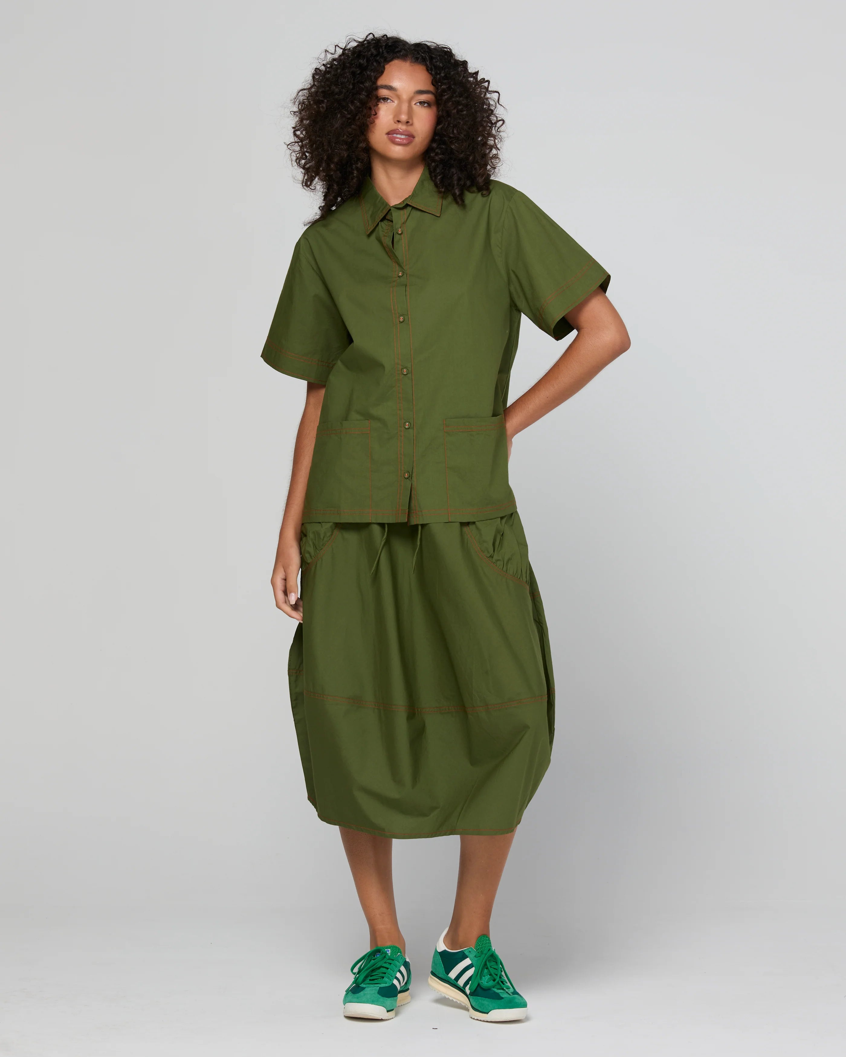 Boom Shankar Guru Skirt - Chive