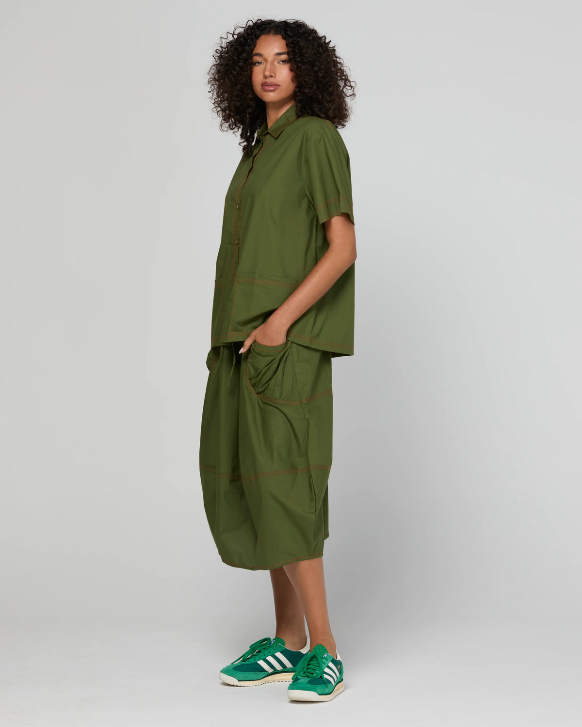 Boom Shankar Guru Skirt - Chive