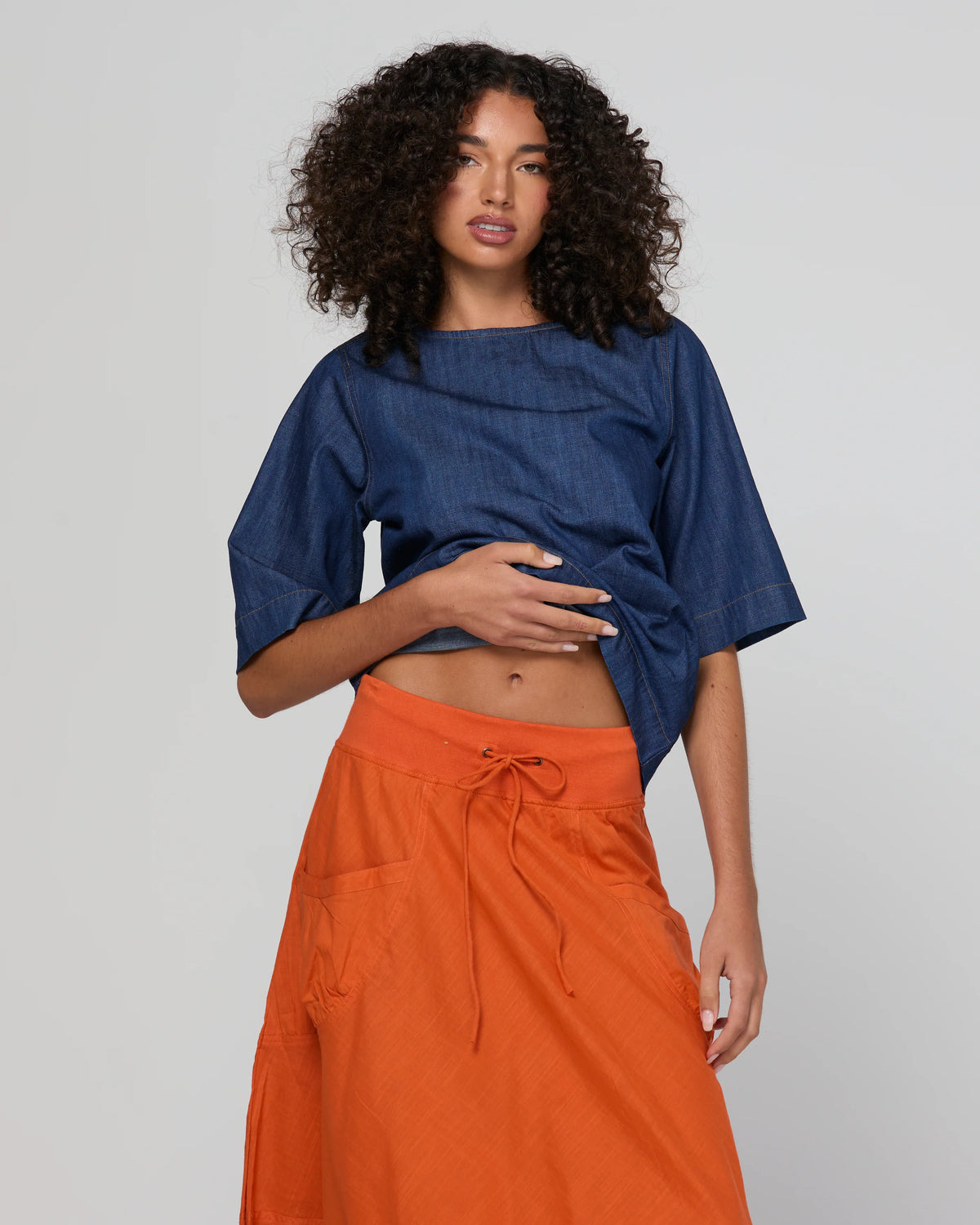 Boom Shankar Guru Skirt - Rust