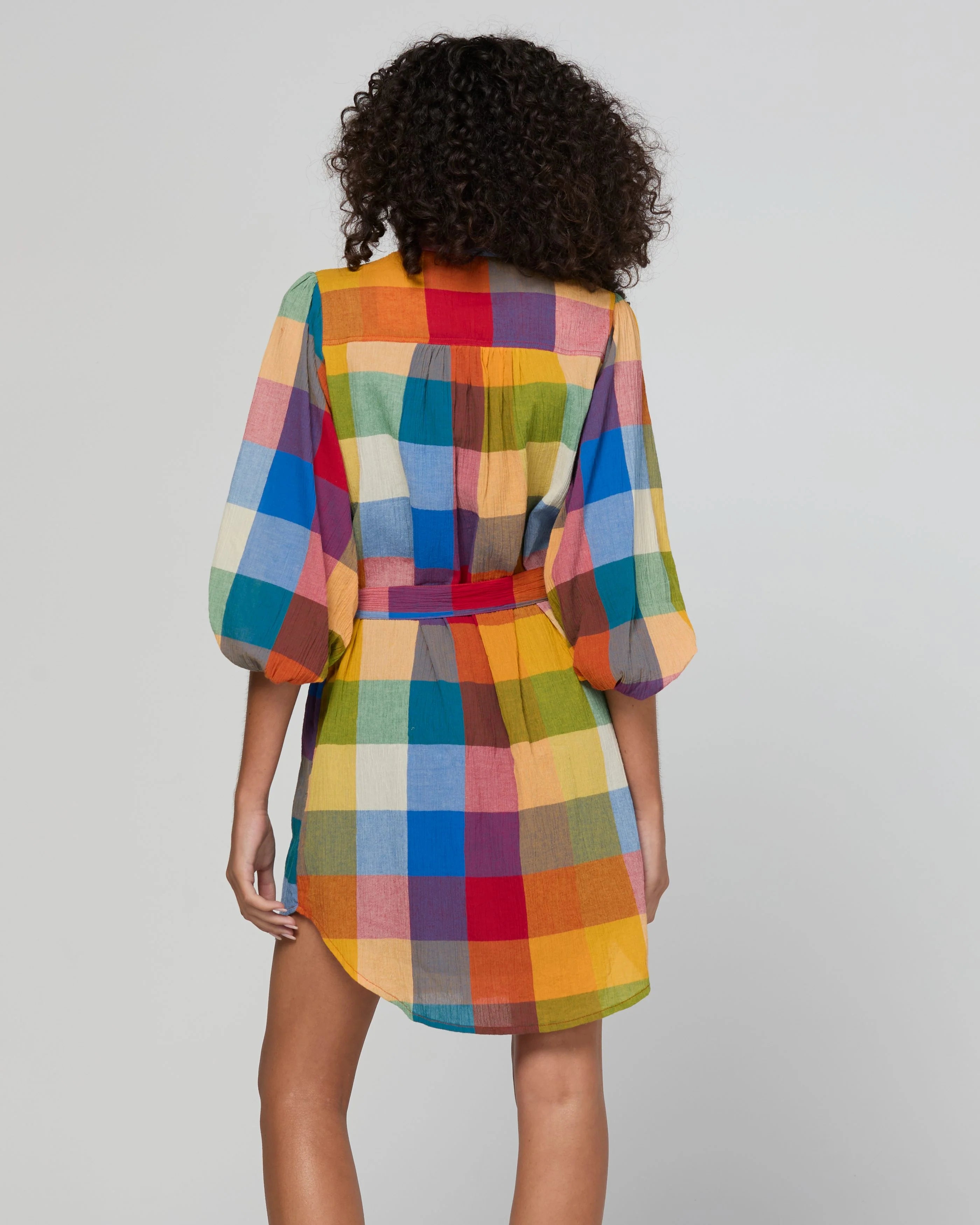 Boom Shankar Pari Shirt Dress - Kingston Check