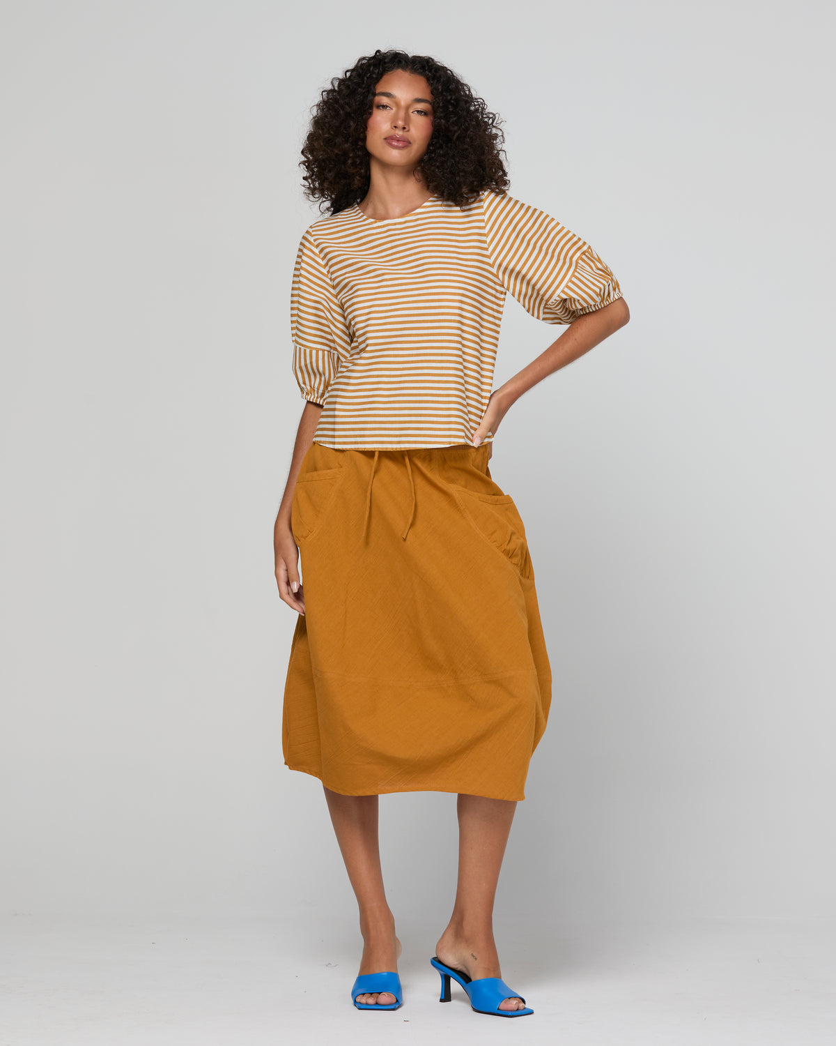 Boom Shankar Guru Skirt - Turmeric