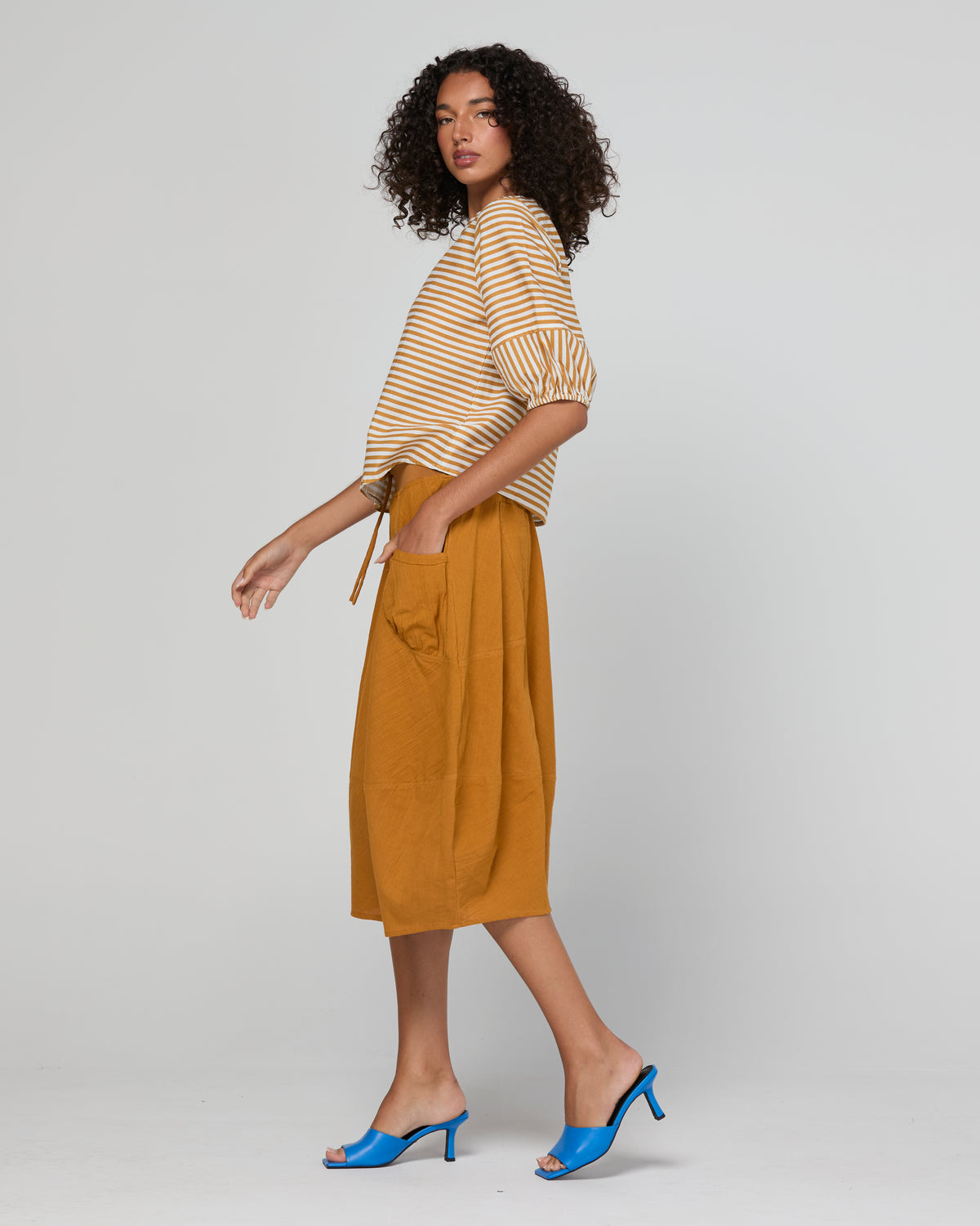 Boom Shankar Guru Skirt - Turmeric