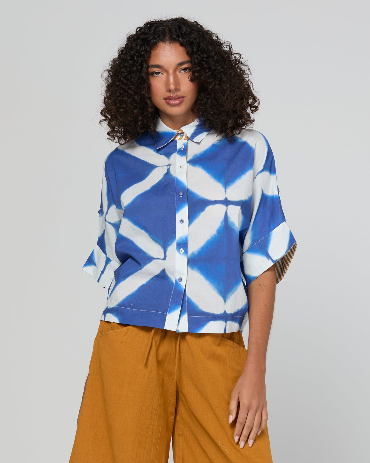 Boom Shankar Maui Shirt - Block Print