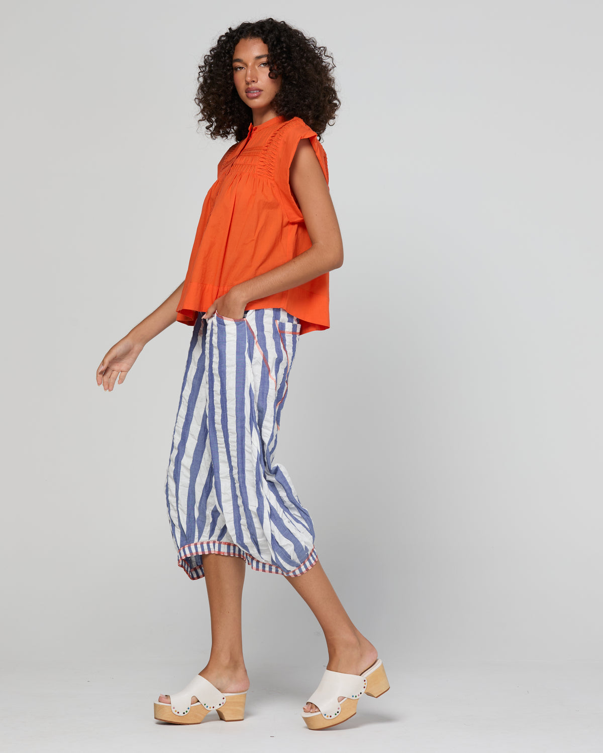 Boom Shankar Guru Pant - Ocean Stripe
