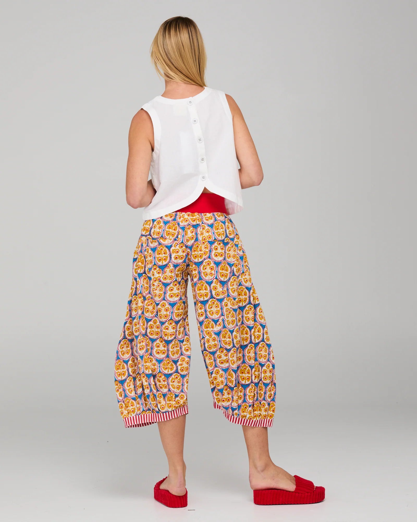 Boom Shankar Cuba Guru Pant - Emilia Blue