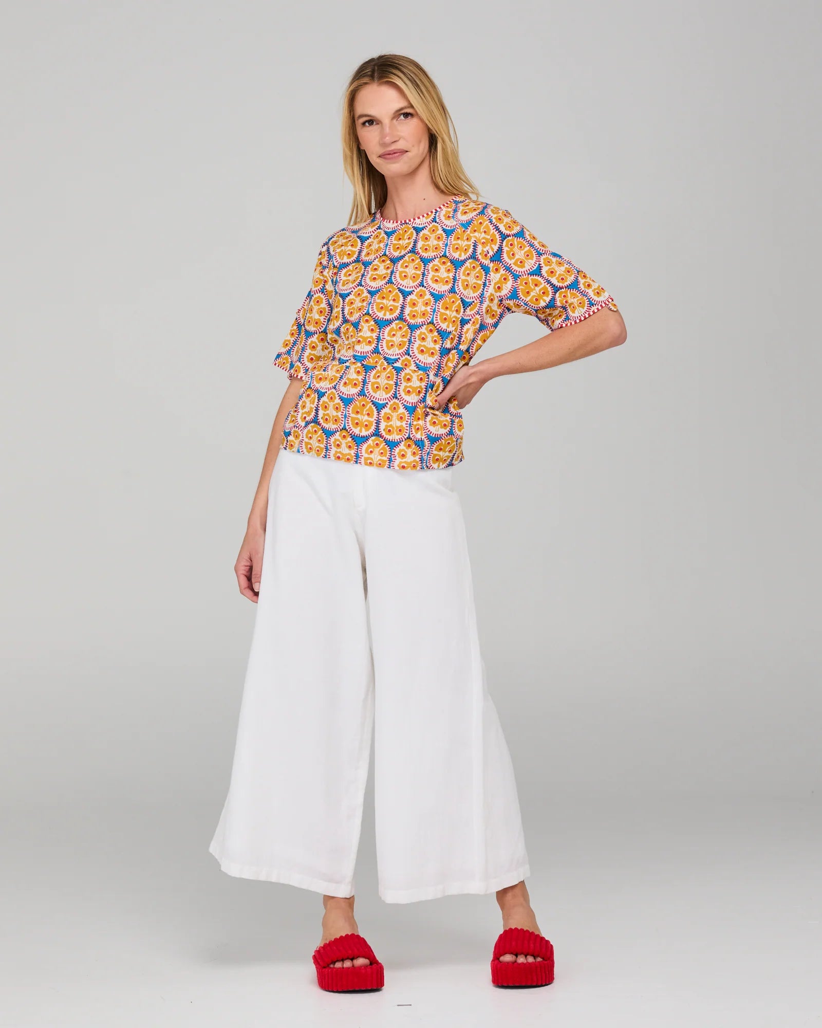 Boom Shankar Guru Top - Emilia Blue