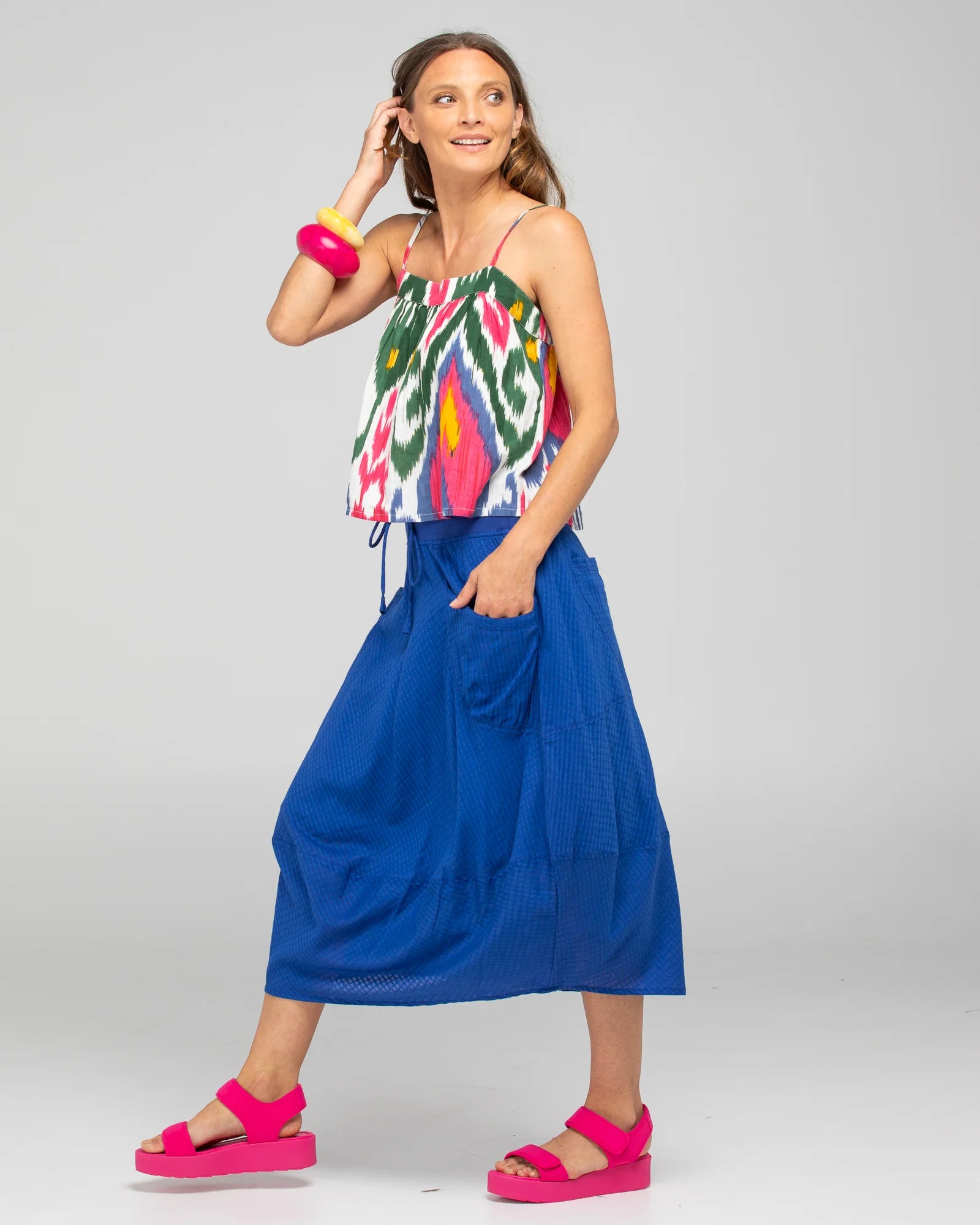 Boom Shankar Guru Skirt - Blu