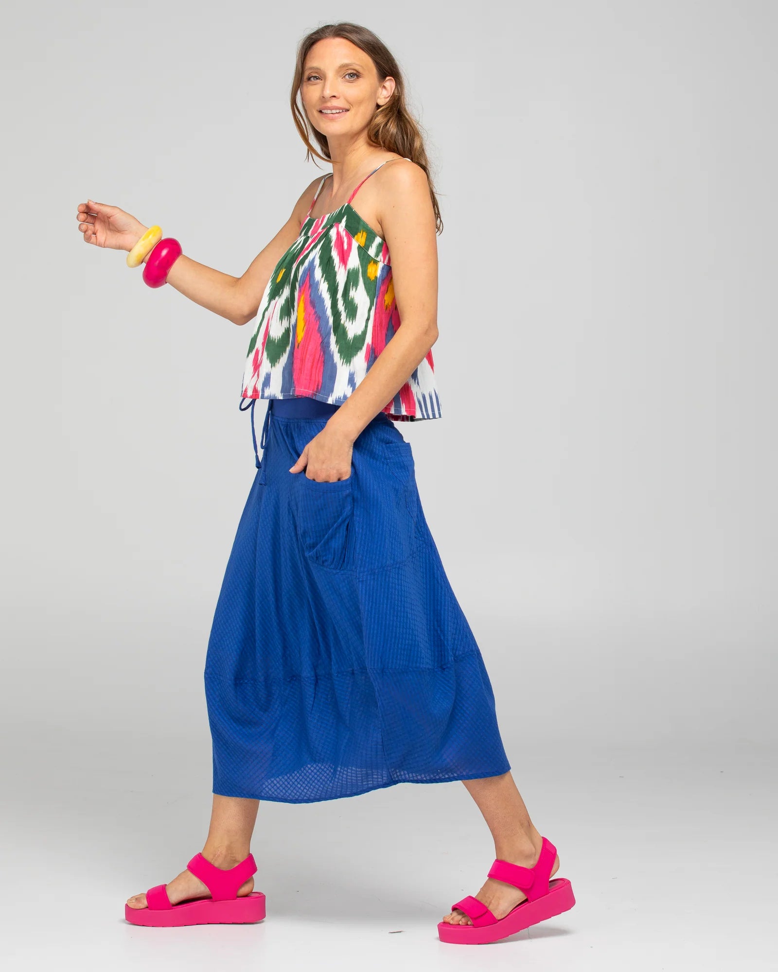 Boom Shankar Guru Skirt - Blu