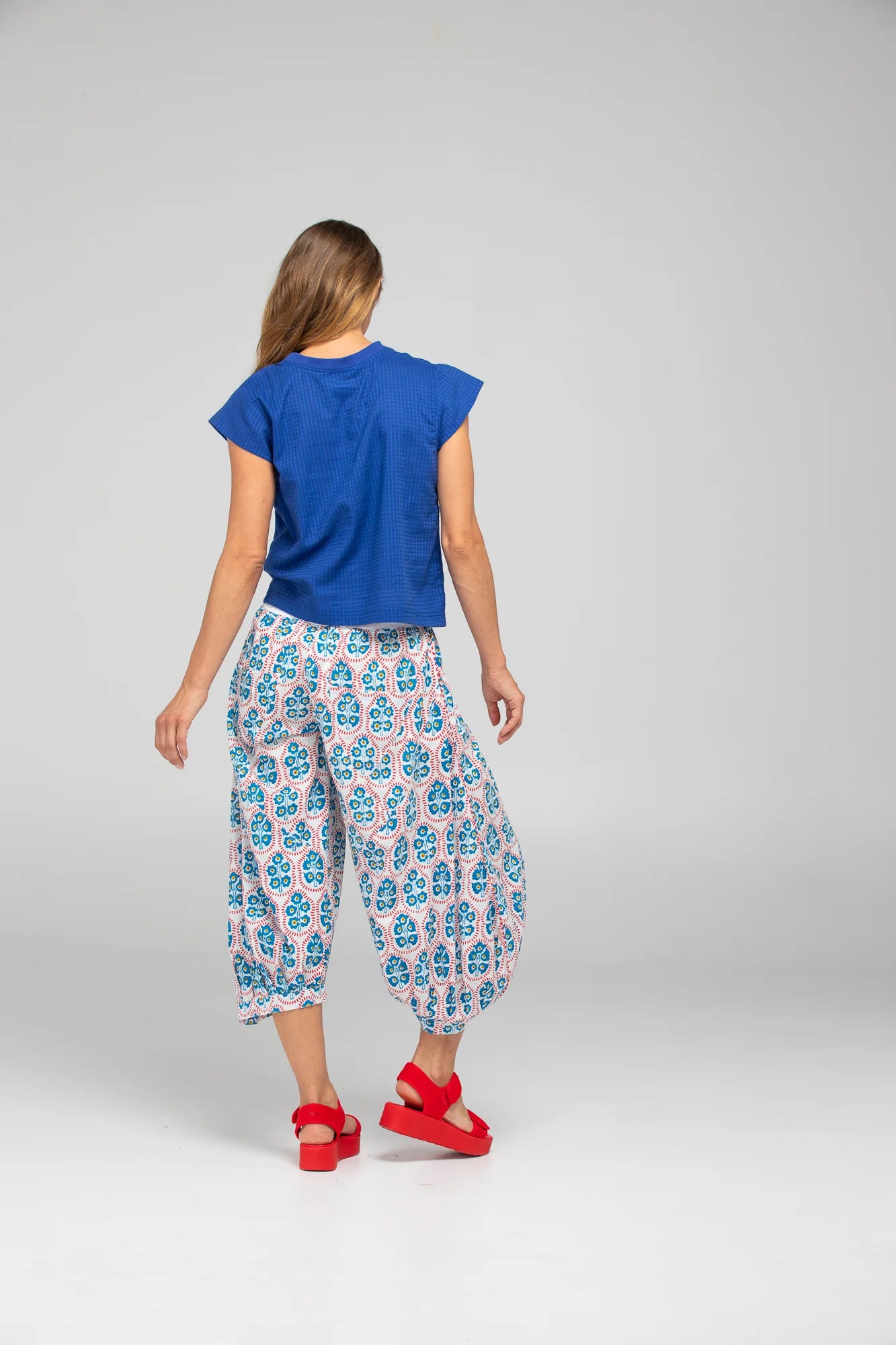 Boom Shankar Leaf Top - Blue